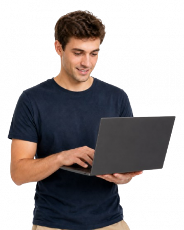 man-using-laptop