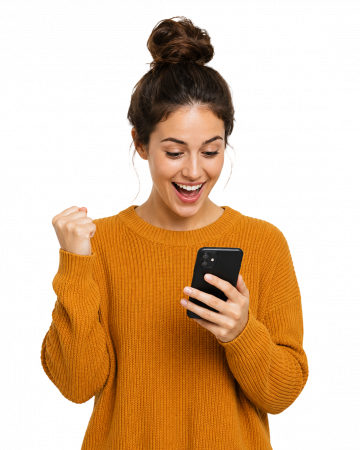 woman-brunette-excited